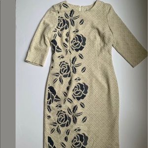 Iren Klairie 3/4 Sleeve Embroidered  Dress